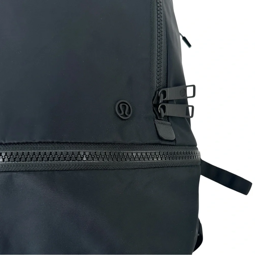 Lululemon Go Lightly Black Water Repellent Lightweight Nylon Backpack Bag
